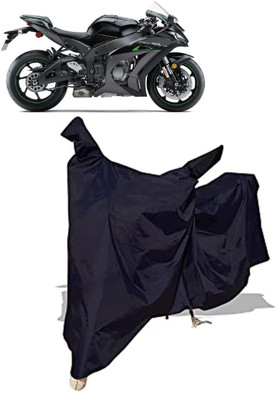 Amexride Two Wheeler Cover for Kawasaki(Ninja ZX-10R SE, Black)