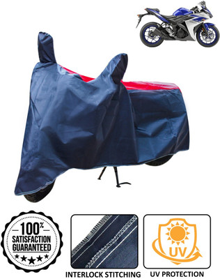AutoRetail Waterproof Two Wheeler Cover for Yamaha(F3, Blue, Red)