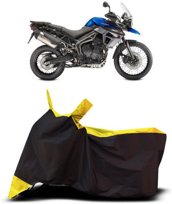 VESMEI Two Wheeler Cover for Triumph(Tiger 800 XR, Yellow)