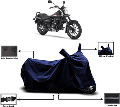 AASHTIK MART Two Wheeler Cover for Bajaj(Avenger 220 Street, Blue)