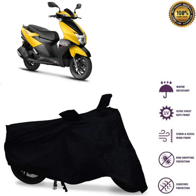 MMSSTAR Waterproof Two Wheeler Cover for TVS(NTORQ, Black)