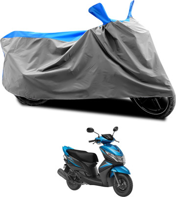 CODOKI Waterproof Two Wheeler Cover for Yamaha(Ray Z, Grey, Blue)