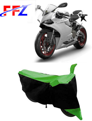 FFZ Two Wheeler Cover for Ducati(899 Panigale, Black, Green)