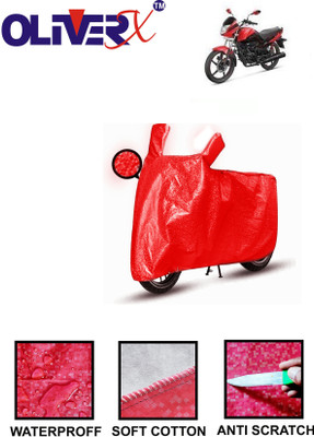 AUTOCAD Waterproof Two Wheeler Cover for Hero(MotoCorp Splendor iSmart, Red)