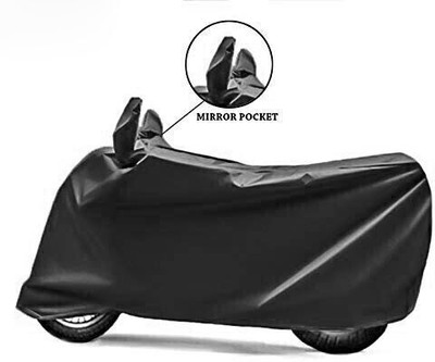 Lakshmina Enterprises Waterproof Two Wheeler Cover for Bajaj(Pulsar 220F, Black)