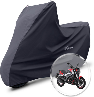 Neodrift Two Wheeler Cover for Bajaj(Dominar 250, Grey, Black)