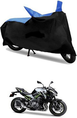 MMSSTAR Waterproof Two Wheeler Cover for Kawasaki(Blue, Black)