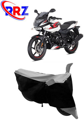 RRZ Waterproof Two Wheeler Cover for Bajaj(Pulsar 220F, Black, Grey)