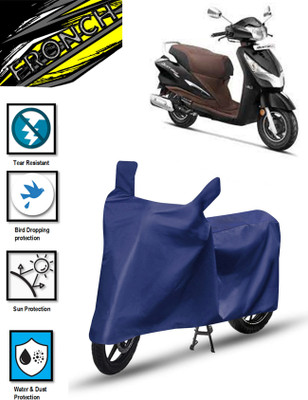 FRONCH Waterproof Two Wheeler Cover for Hero(Destini 125, Blue)