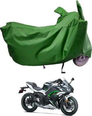 Amexride Two Wheeler Cover for Kawasaki(Ninja 650 BS6, Maroon)