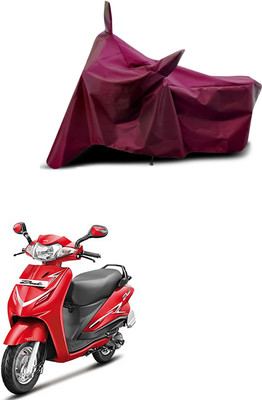 Aoriyon Waterproof Two Wheeler Cover for Hero(Duet 125CC, Maroon)