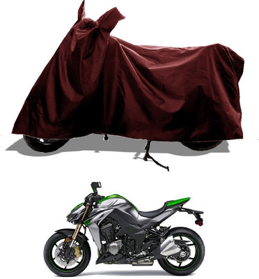 GROFATIK Two Wheeler Cover for Kawasaki(Z1000, Maroon)