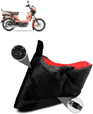 PAGORA Waterproof Two Wheeler Cover for TVS(XL 100, Red)