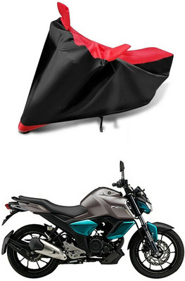 AutoGalaxy Waterproof Two Wheeler Cover for Yamaha(FZ S V3, Red, Black)
