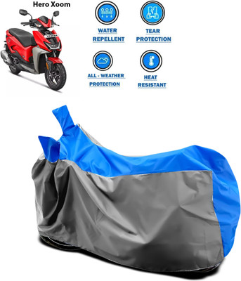 PAGORA Waterproof Two Wheeler Cover for Hero(Grey)