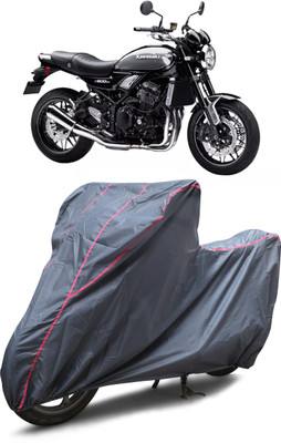 GGK RANTAL Waterproof Two Wheeler Cover for Kawasaki(Z900RS, Grey)