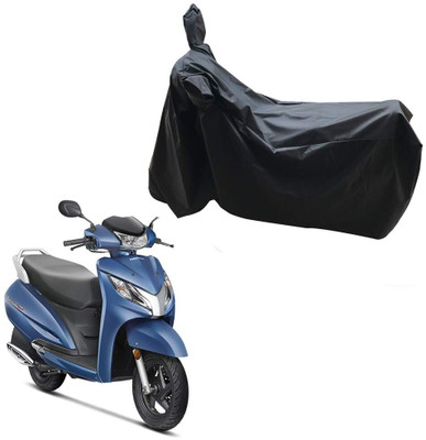 KEDIT Two Wheeler Cover for Honda(Activa 125, Black)