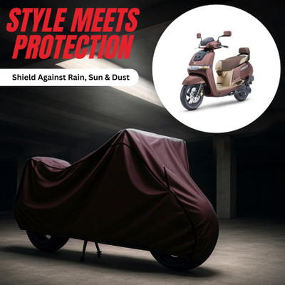V VINTON Two Wheeler Cover for TVS(iQube Electric, Multicolor)