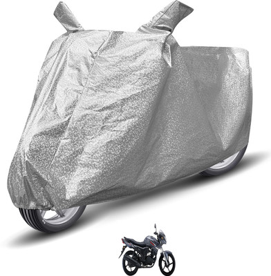 Auto Hub Waterproof Two Wheeler Cover for Yamaha(SZ-S, Silver)