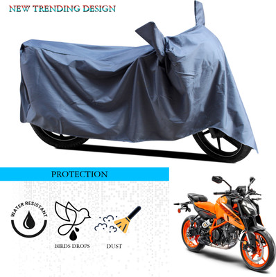 ANTHUB Waterproof Two Wheeler Cover for KTM(390 Duke, Grey)