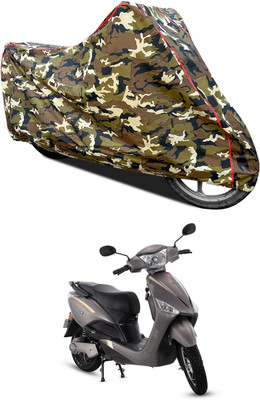 PAGORA Waterproof Two Wheeler Cover for Hero(Electric Optima, Yellow)