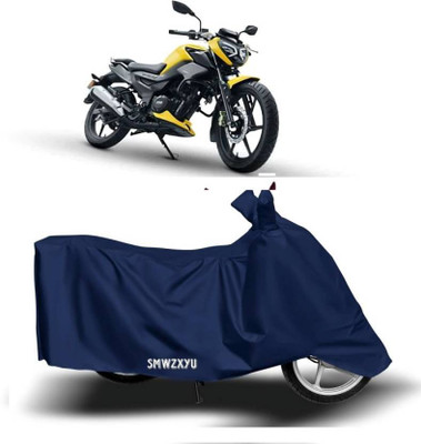 smwzxyu Waterproof Two Wheeler Cover for TVS, Bajaj(Raider, Blue)