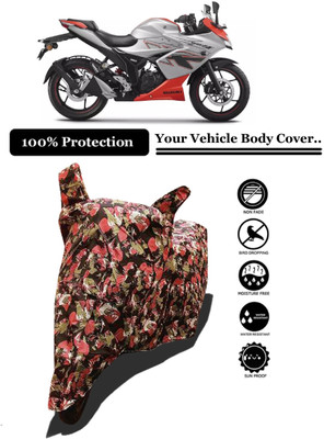 Amexride Two Wheeler Cover for Suzuki(Gixxer SF, Multicolor)