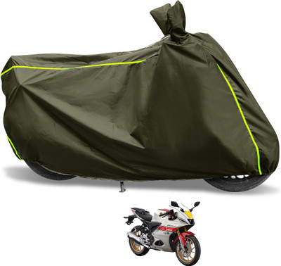 Euro Care Waterproof Two Wheeler Cover for Yamaha(R15, Green)