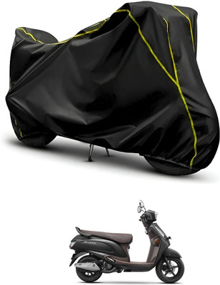 CODOKI Waterproof Two Wheeler Cover for Suzuki(New Access 125, Black, Black)