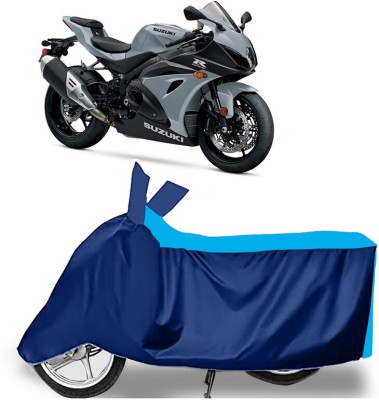 AUTO PEARL Two Wheeler Cover for Suzuki(GSX R1000, Blue)