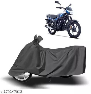 DeepShakshi AUTOMOTIVE Waterproof Two Wheeler Cover for Hero(Glamour Programmed FI BS6, Grey)