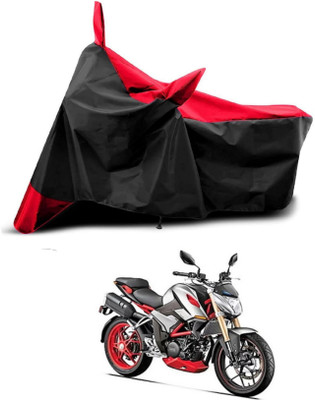 KEDIT Two Wheeler Cover for Hero(XF3R BS6, Red, Black)