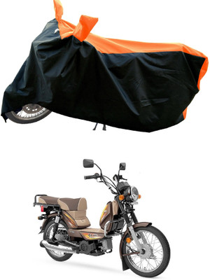 AESTRYD Two Wheeler Cover for TVS(XL 100 Heavy Duty, Orange)
