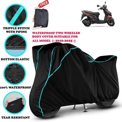 AutoGalaxy Waterproof Two Wheeler Cover for Suzuki(Avenis 125, Black)