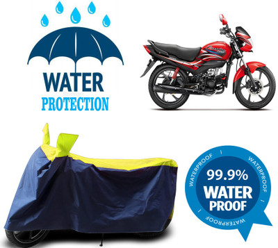 RTS COLLECTIONS Waterproof Two Wheeler Cover for Hero(Passion Pro, Multicolor)