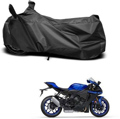 DeepShakshi AUTOMOTIVE Waterproof Two Wheeler Cover for Yamaha(YZF R1, Black)