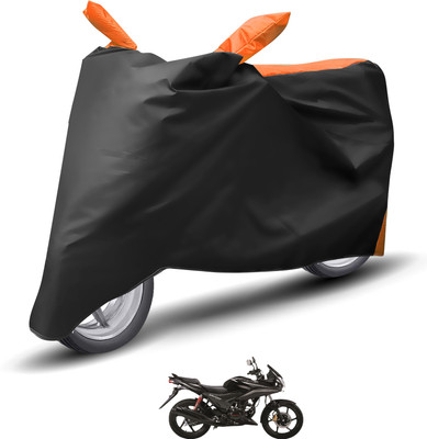 Caronix Waterproof Two Wheeler Cover for Honda(CBF Stunner, Orange)