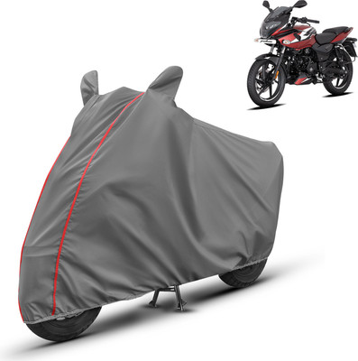 SPMOTIVE Two Wheeler Cover for Bajaj(Grey)