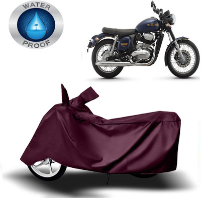 Autoinnovation Two Wheeler Cover for JAWA(42, Maroon)