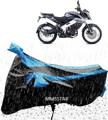 MMSSTAR Waterproof Two Wheeler Cover for Bajaj(200 Duke BS6, Blue, Black)