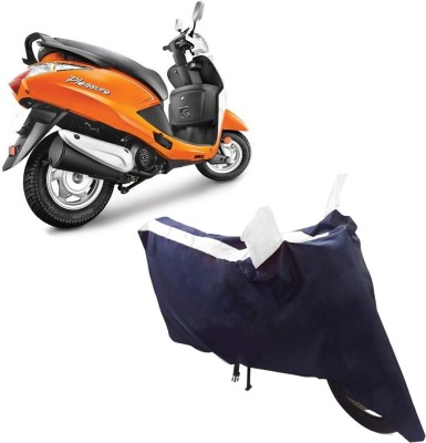 BLUERIDE Two Wheeler Cover for Hero(Pleasure, White)