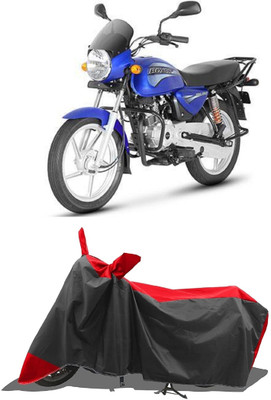 SPECTUS Two Wheeler Cover for Bajaj(Boxer BM 150, Red)
