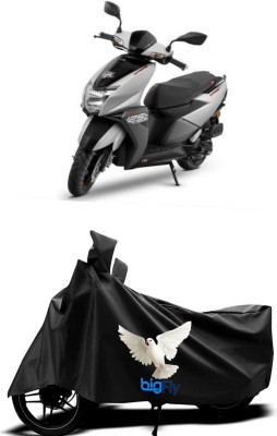 Big fly Two Wheeler Cover for TVS(Ntorq 125, Black)