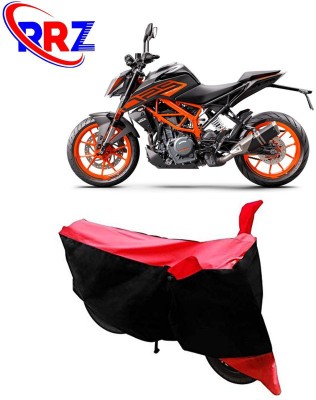 RRZ Waterproof Two Wheeler Cover for KTM(250 Duke, Black, Red)