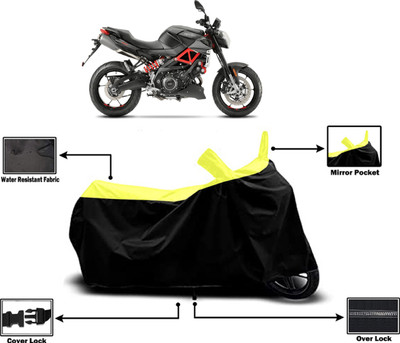 Amexride Two Wheeler Cover for Aprilia(Shiver 900 BS6, Yellow)