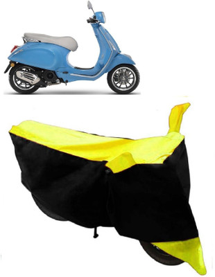 DeepShakshi AUTOMOTIVE Waterproof Two Wheeler Cover for Piaggio(Vespa, Yellow)