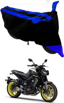 MMSSTAR Waterproof Two Wheeler Cover for Yamaha(MT 9, Blue, Black)