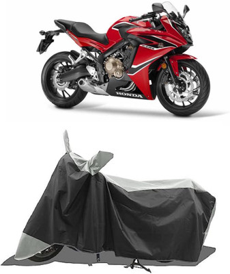 GROFATIK Two Wheeler Cover for Honda(CBR 650F, White)