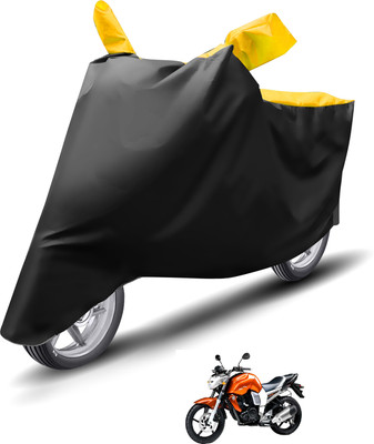 Caronix Waterproof Two Wheeler Cover for Yamaha(FZ16, Yellow)