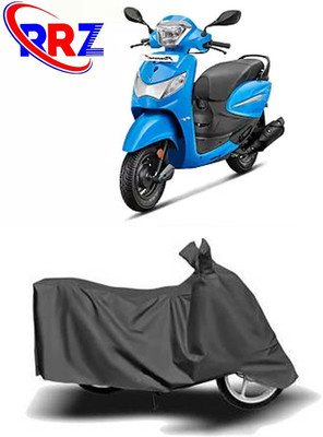 RRZ Waterproof Two Wheeler Cover for Hero(MotoCorp Pleasure Plus, Grey)